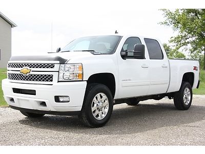 2012 silverado 3500hd crew shortbed ltz duramax 4x4 nav loaded