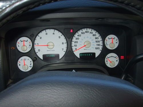 2002 BLACK DODGE RAM 1500 QUAD CAB 4WD PICKUP TRUCK 5.9L, image 5