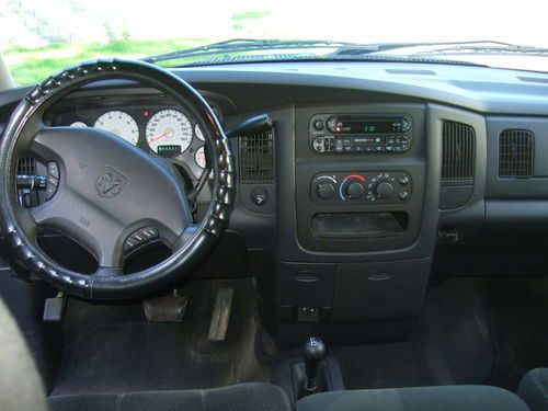 2002 BLACK DODGE RAM 1500 QUAD CAB 4WD PICKUP TRUCK 5.9L, image 6