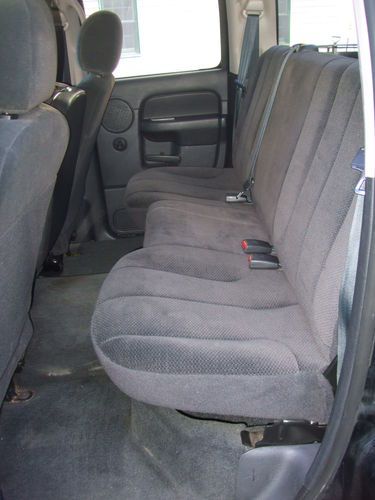 2002 BLACK DODGE RAM 1500 QUAD CAB 4WD PICKUP TRUCK 5.9L, image 8