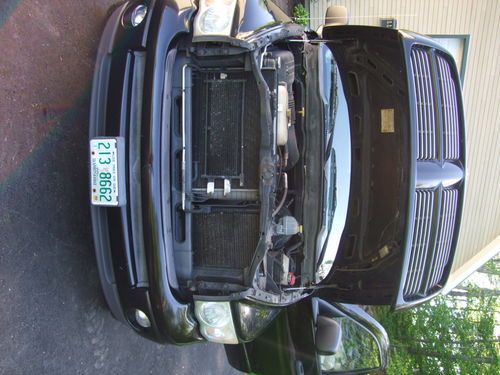 2002 BLACK DODGE RAM 1500 QUAD CAB 4WD PICKUP TRUCK 5.9L, image 11