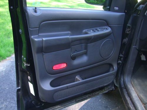 2002 BLACK DODGE RAM 1500 QUAD CAB 4WD PICKUP TRUCK 5.9L, image 17