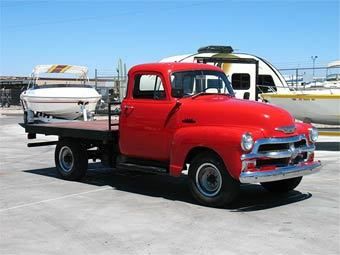 1954  chevy  5 window p/u 3/4 ton