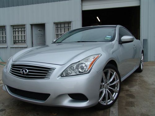 2009 infiniti g37s sport coupe 3.7l v6, 6 speed manual transmission, no reserve!