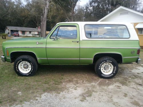 1976 chevrolet blazer k-5 one owner...61,000mi....cherry find...all original