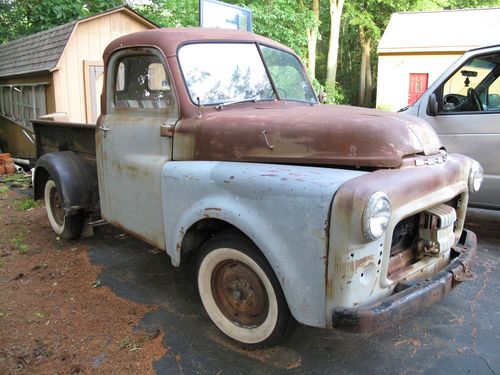 1952 dodge b-3 b truck, numbers matching 218cu w/ 3 spd, runs/ drives, 5 window