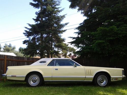 1978 lincoln continental mark v, 2dr coupe, pristine body