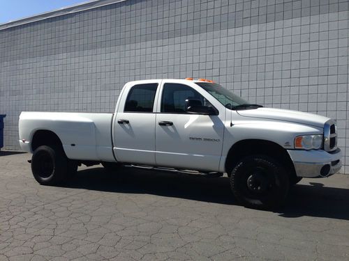 2004 dodge ram 3500 slt 4x4 crew dually *6 speed* 5.9l 24v cummins turbo diesel