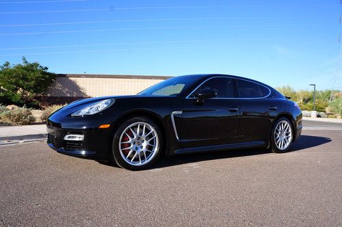 2010 porsche panamera turbo one owner carbon fiber burmester leather nav!