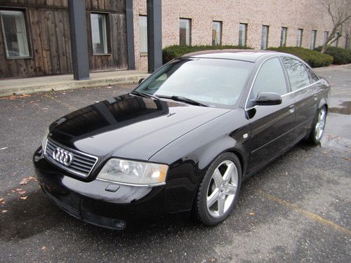 We finance! 2000 audi a6 2.7t quattro 6-speed stage 3 upgrades black on black!