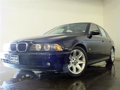 2002 black bmw 525ia 2.5l sunroof