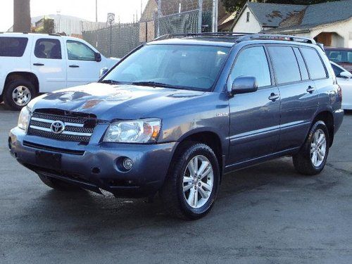 2006 toyota highlander hybrid limited damaged salvage runs! economical loaded!!