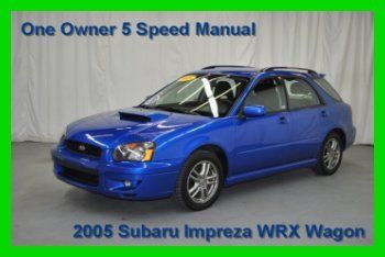 05 subaru impreza wrx wagon 5 speed manual one owner no reserve