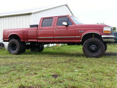 1995 f350 4x4 crew cab dually powerstroke diesel