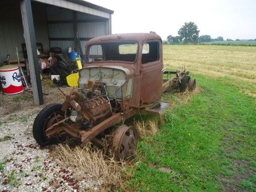 1935 1936 ford truck 1 1/2 ton pickup pick up cab flathead engine motor hot rod