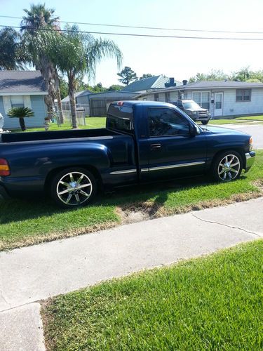 2000 gmc sierra sle 1500 lowrider custom w/ 20'' kmc slide wheels not bagged