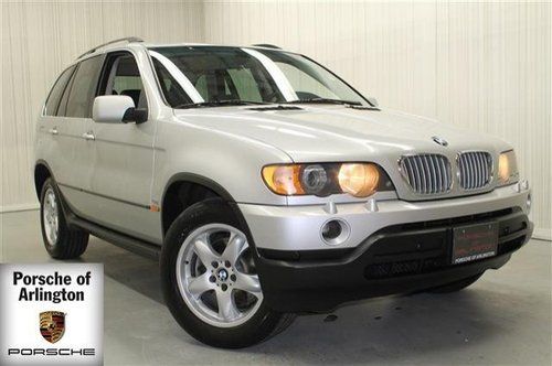 X5 all wheel drive suv clean, leather, moon roof silver