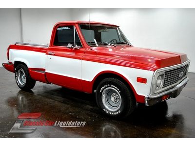1972 chevrolet swb pickup 350 v8 automatic ps pb front disc brakes look at this