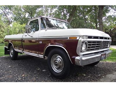 *** beautiful 2-owner 1973 ford f250 xlt truck - with 98,215 original miles ***