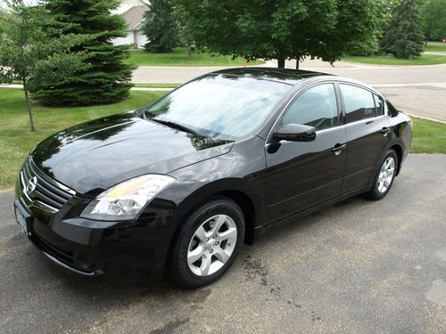 2008 08 nissan altima sl sedan black leather 2.5 extended warranty 07 09 10 s