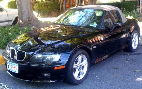 2001 bmw z3 roadster convertible 2-door 2.5l;