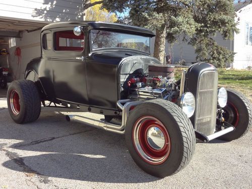 1930 ford model a coupe steel street rod hot rod