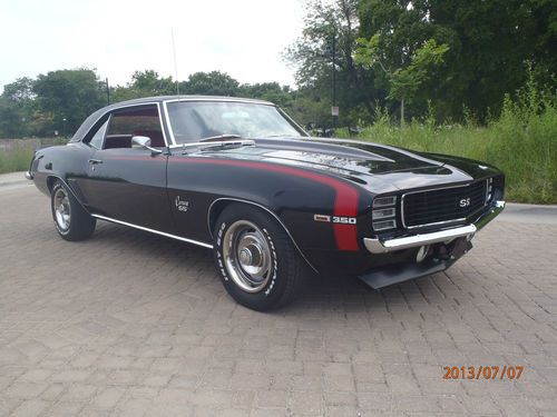 1969 Camaro SS RS Black 4 speed A/C No Reserve, image 3