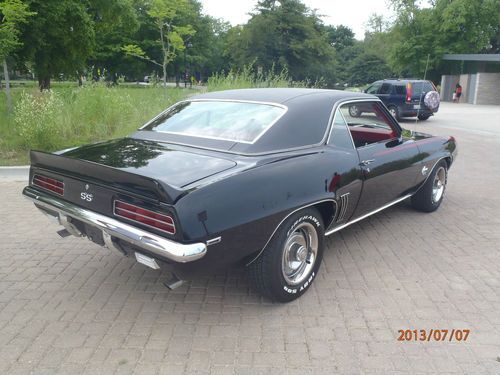 1969 Camaro SS RS Black 4 speed A/C No Reserve, image 5
