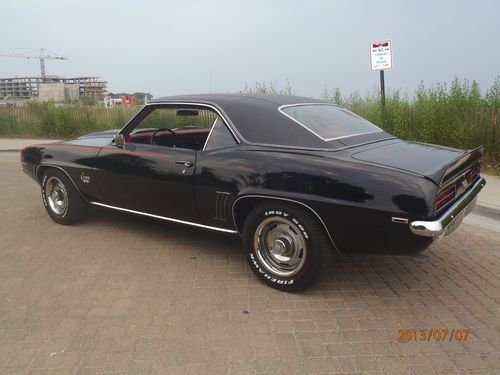 1969 Camaro SS RS Black 4 speed A/C No Reserve, image 7