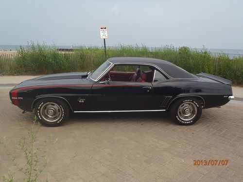1969 Camaro SS RS Black 4 speed A/C No Reserve, image 8