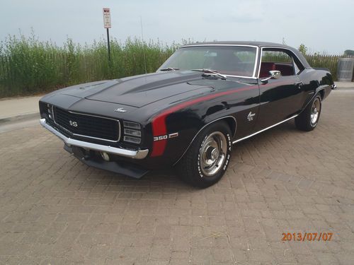 1969 Camaro SS RS Black 4 speed A/C No Reserve, image 13