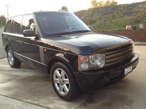 2003 range rover hse excellent condition