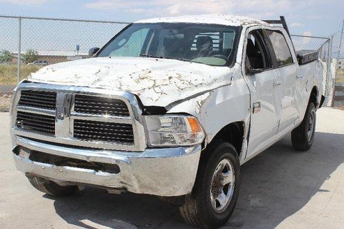 2011 dodge ram 2500 slt crew cab swb 4wd damaged fixer runs priced to sell l@@k!