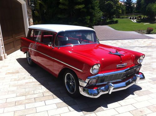 1956 CHEVY 210 WAGON HANDYMAN, US $31,000.00, image 5