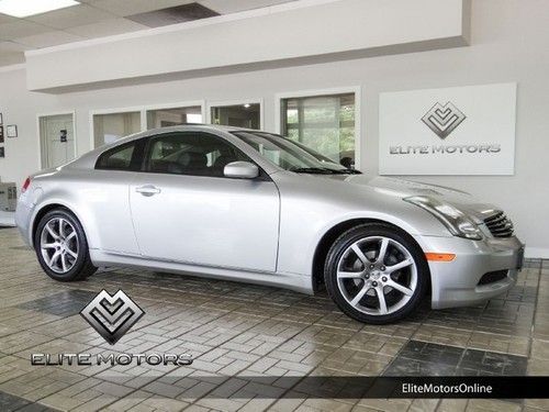 2003 infiniti g35 coupe htd sts moonroof cd chngr low miles 2~owners fresh trade