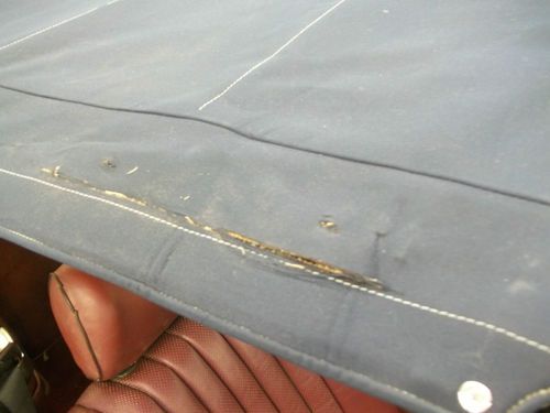 1987 560 SL Dark Blue Convertible Hard Top Burgundy Interior Nice Color Combo, image 7