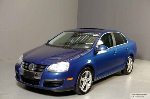 2008 volkswagen jetta sel navigation sunroof leather heatseats ipod alloys sedan