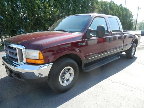 1999 ford f 350 crew cab lariat 2wl drive 7.3l powerstroke *clean*