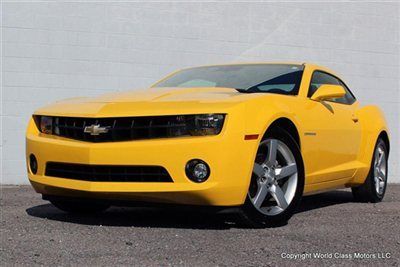 2010 chevy camaro 2lt coupe leather yellow auto heated seats warranty 08 09 11