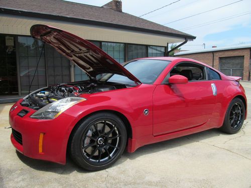 2004 nissan 350z red + extras 65k loaded upgrades fast &amp; furious nissan 350z