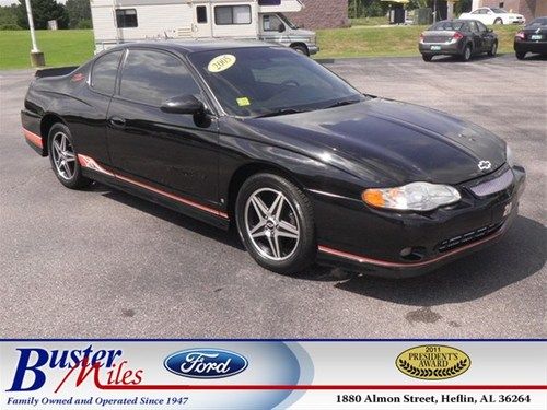2005 chevrolet monte carlo ss coupe tony stewart edition