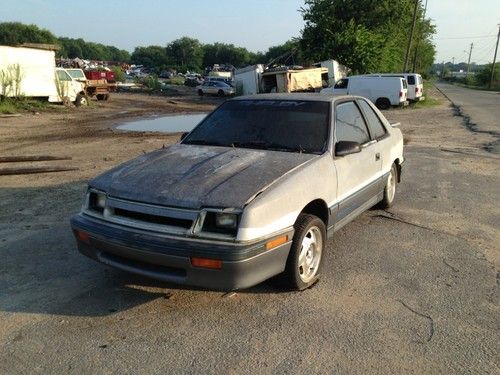 1988 dodge shadow csx-t shelby hatchback 2-door 2.2l