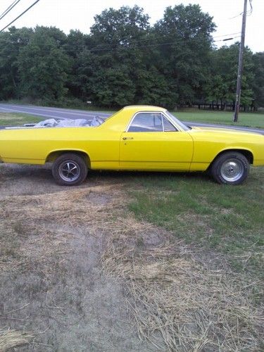 1971 chevrolet el camino 350 auto clean partial restoration needs finishing