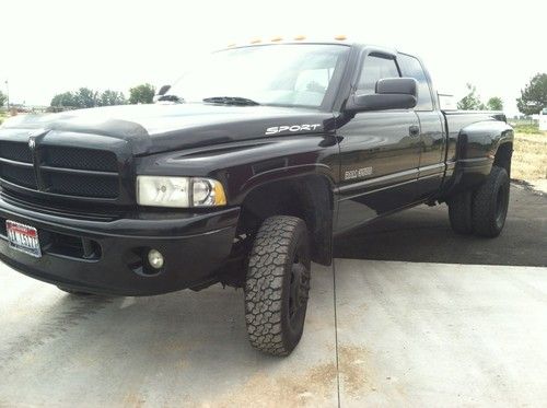 2001 black dodge 3500 sport, great condtition.