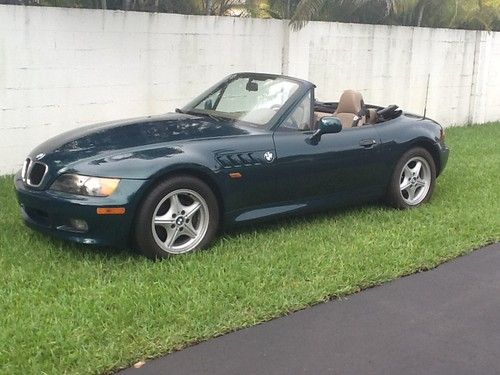 1997 green bmw z3 roadster convertible 2-door 1.9l