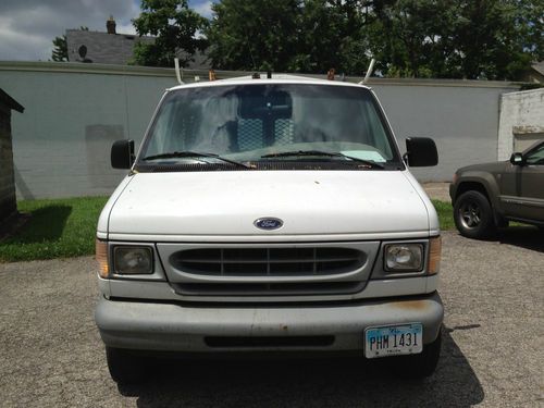 1998 ford e-250 work van w/ ladder rack