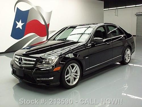 2012 mercedes-benz c250 sport turbo sunroof only 22k mi texas direct auto