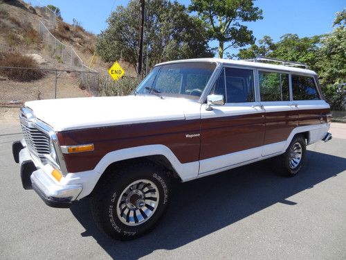 80 jeep wagoneer limited sj amc 4x4 360 v8 suv grand wagoneer woodie classic xj