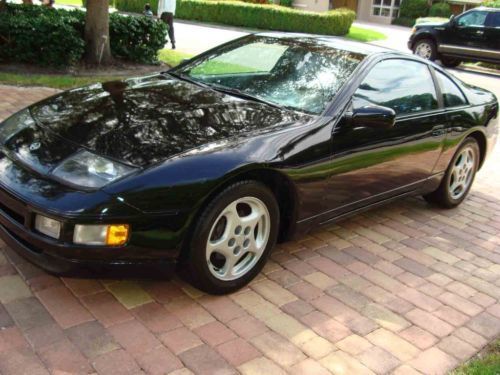 1992 nissan 300zx black coupe, fl owned racing seats black on elec blue