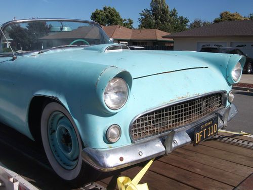+ 1955 ford thunderbird 172nd ever made +